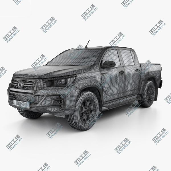 images/goods_img/2021040164/3D Toyota Hilux Double Cab L-edition with HQ interior 2019 model/3.jpg